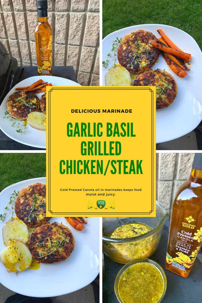 Garlic Basil Grilled Chicken/Steak